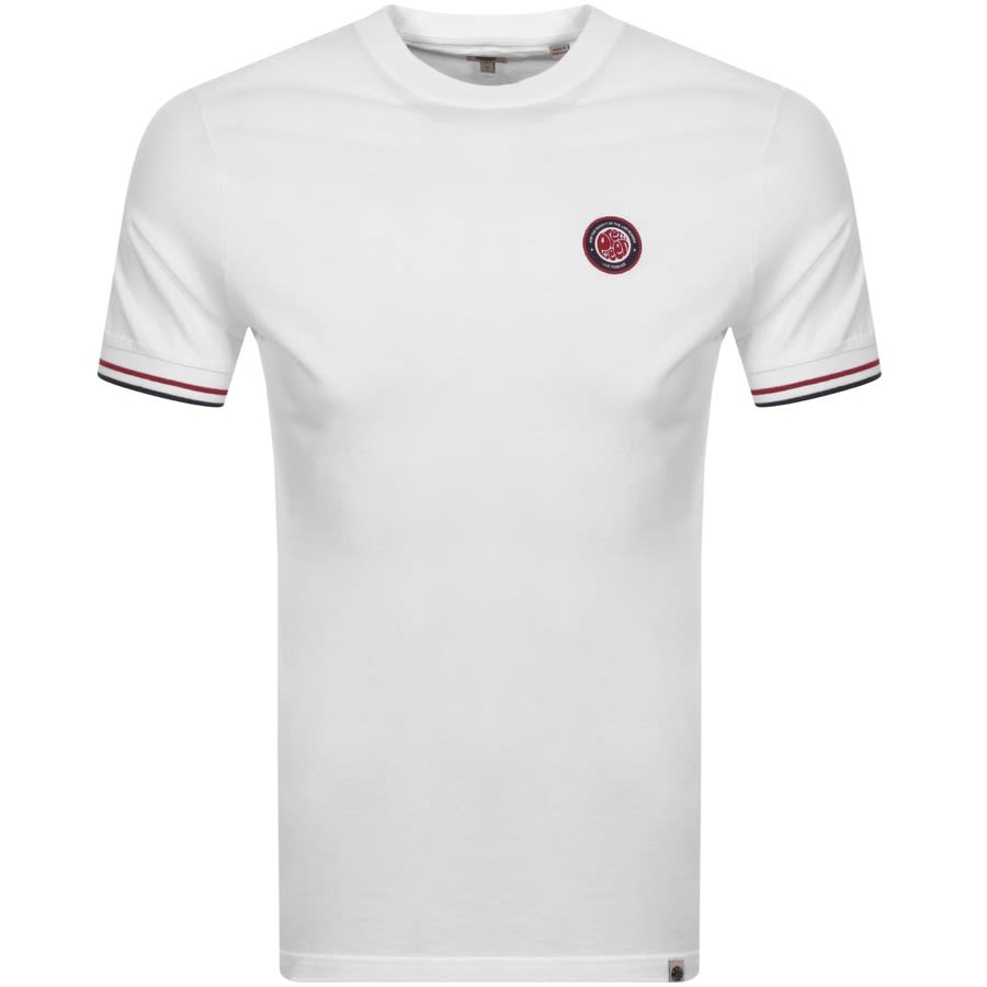 Alternative Image for ProductPretty Green Like Minded Crew Neck T Shirt White1